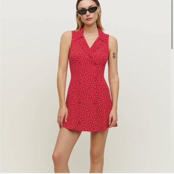 Reformation Leith Dress, size 4. Worn once - Picture 1 of 4